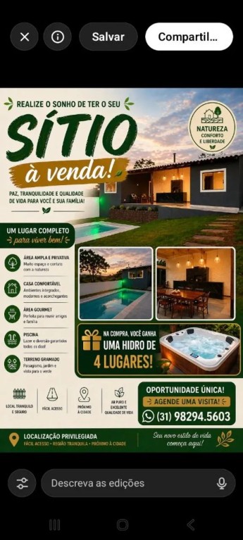 Foto - Contagem - Área Rural de Contagem