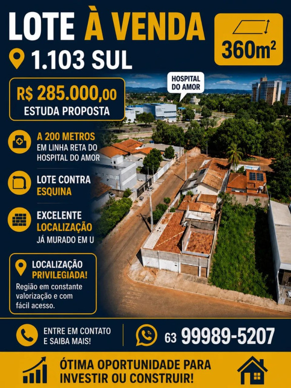 Foto - Palmas - Plano Diretor Sul