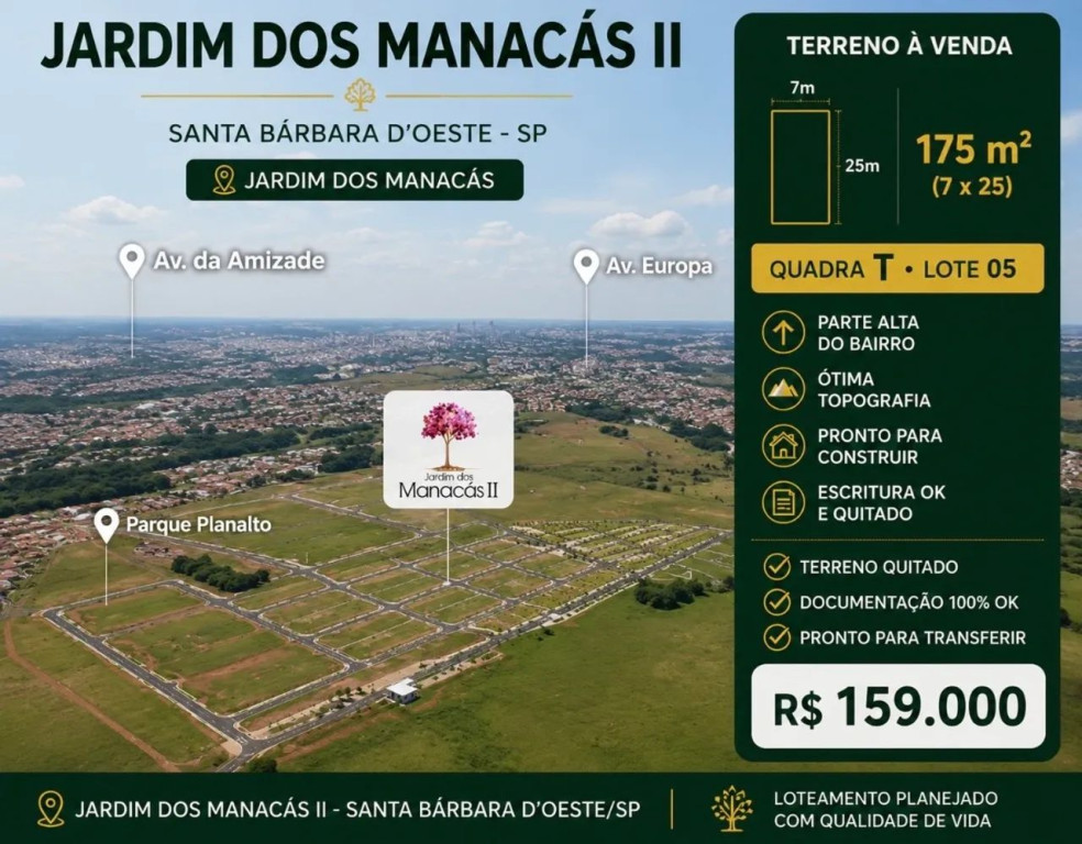 Foto - Santa Bárbara DOeste - Jardim dos Manacás II