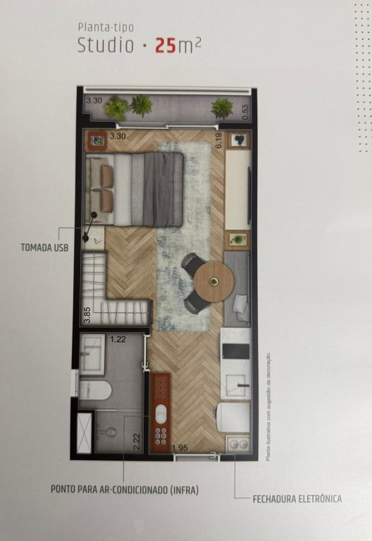 Apartamento, 1 quarto, 24 m² - Foto 10
