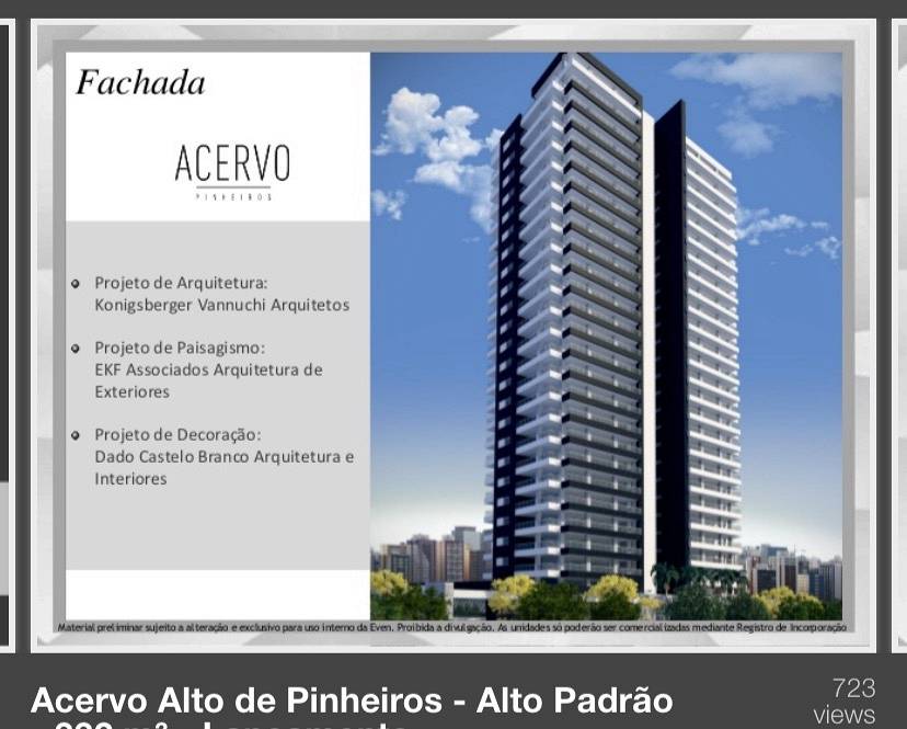 Apartamento a venda na Rua Simão Álvares, Pinheiros, São Paulo, SP