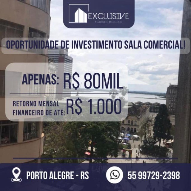 Captação de Conjunto Comercial a venda na Rua Vigário José Inácio, Centro Histórico, Porto Alegre, RS