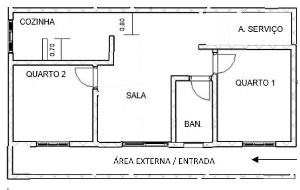Casa, 2 quartos - Foto 3