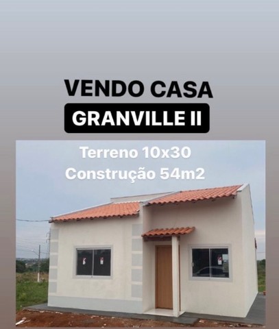 Captação de Casa a venda na Rua Gv, Setor Residencial Granville II, Rondonópolis, MT