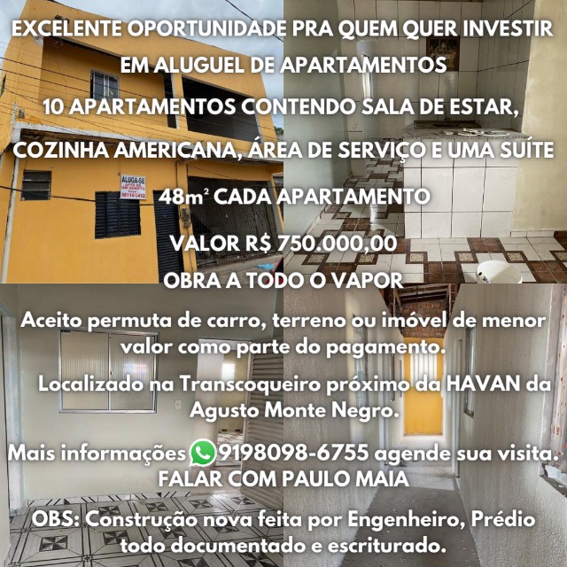 Captação de Apartamento a venda na Rodovia Transcoqueiro, Mangueirão, Belém, PA