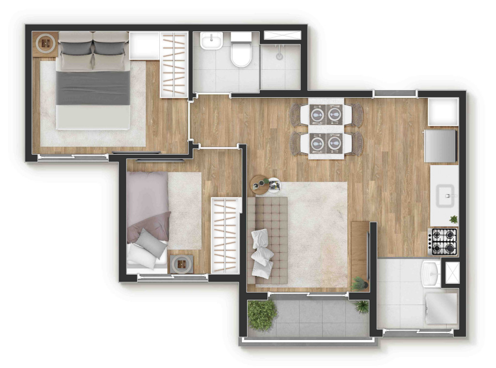 Casa para alugar com 3 quartos, 60m² - Foto 1