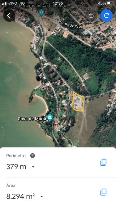 Captação de Terreno a venda na Avenida Porto Velho, Castelhanos, Anchieta, ES