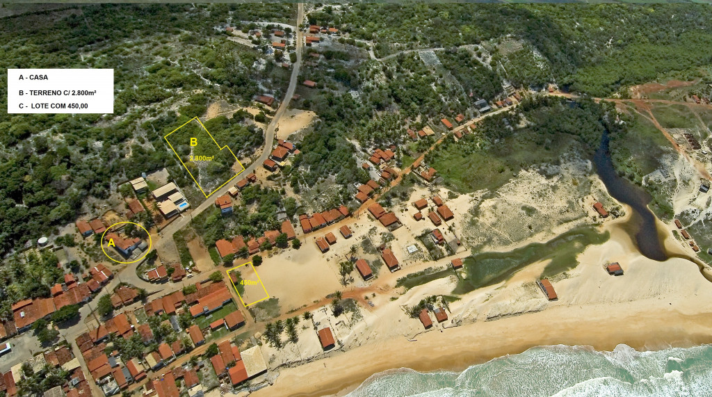 Captação de Terreno a venda na Rua da quadra, CENTRO, Praia do Sagí, RN