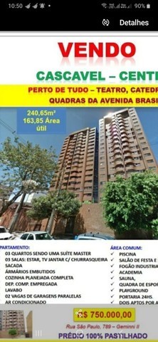 Captação de Casa a venda na Rua São Paulo, Centro, Cascavel, PR