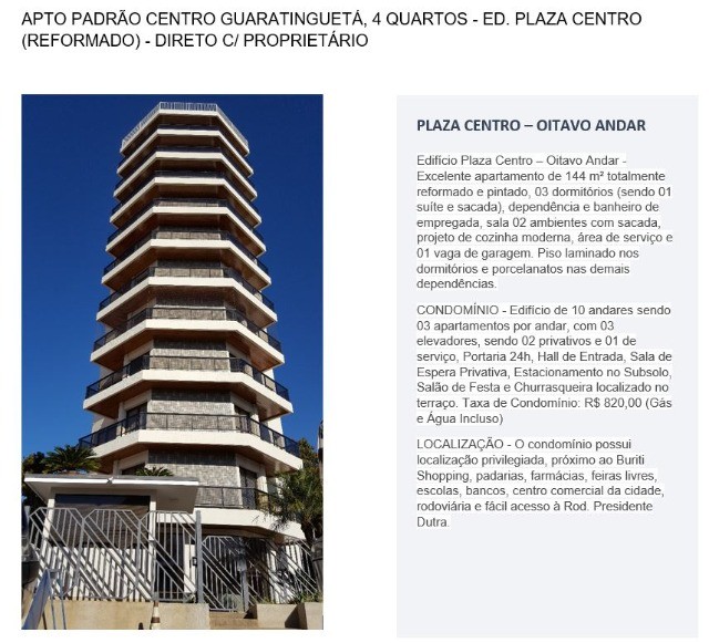 Captação de Apartamento a venda na Rua Doutor Castro Santos, Campo do Galvão, Guaratinguetá, SP