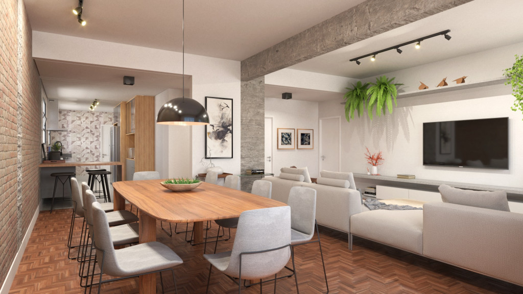 Apartamento à venda com 3 quartos, 212m² - Foto 3