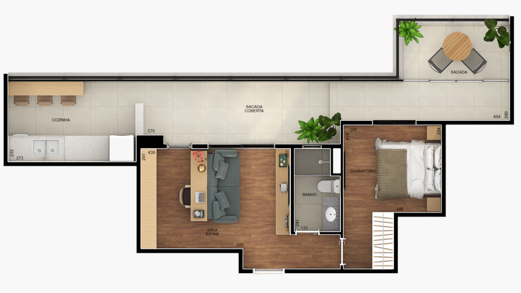 Apartamento, 1 quarto, 70 m² - Foto 11