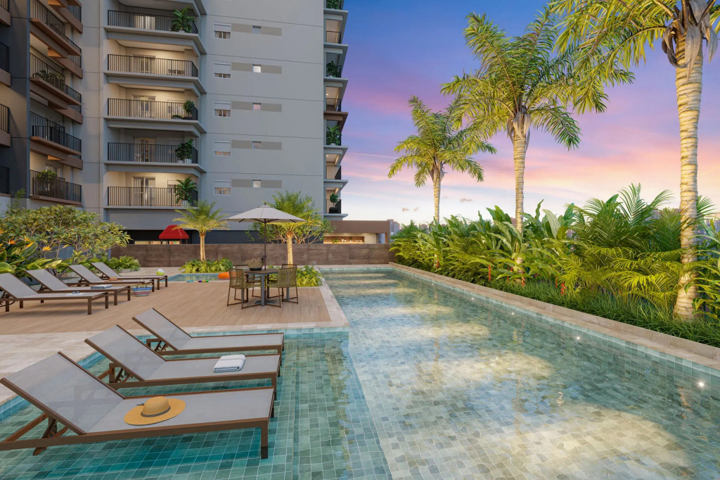 Apartamento à venda com 1 quarto, 33m² - Foto 2