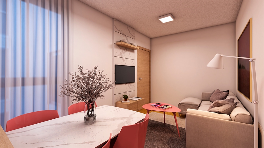 Apartamento à venda com 2 quartos, 40m² - Foto 7