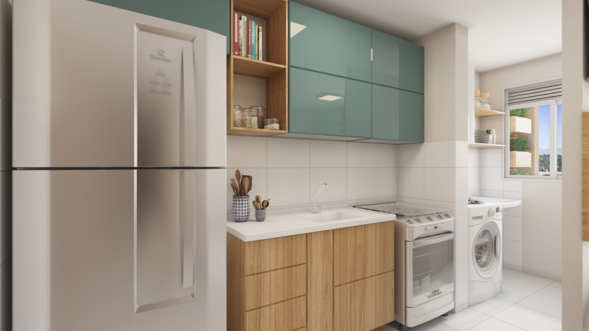 Apartamento à venda com 1 quarto, 46m² - Foto 2