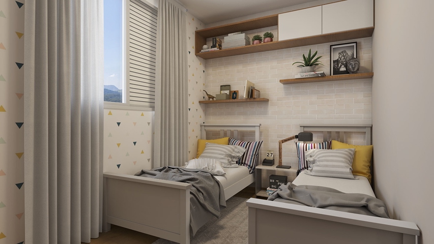 Apartamento à venda com 1 quarto, 46m² - Foto 3