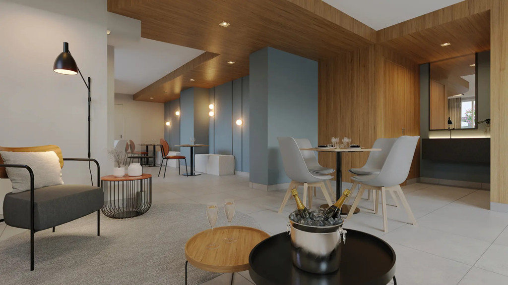 Apartamento à venda com 2 quartos, 44m² - Foto 2