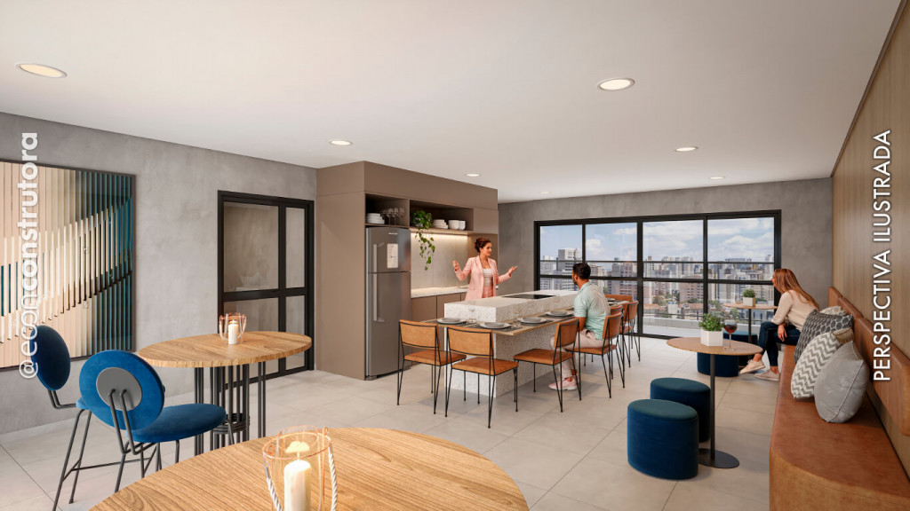 Apartamento à venda com 2 quartos, 25m² - Foto 9