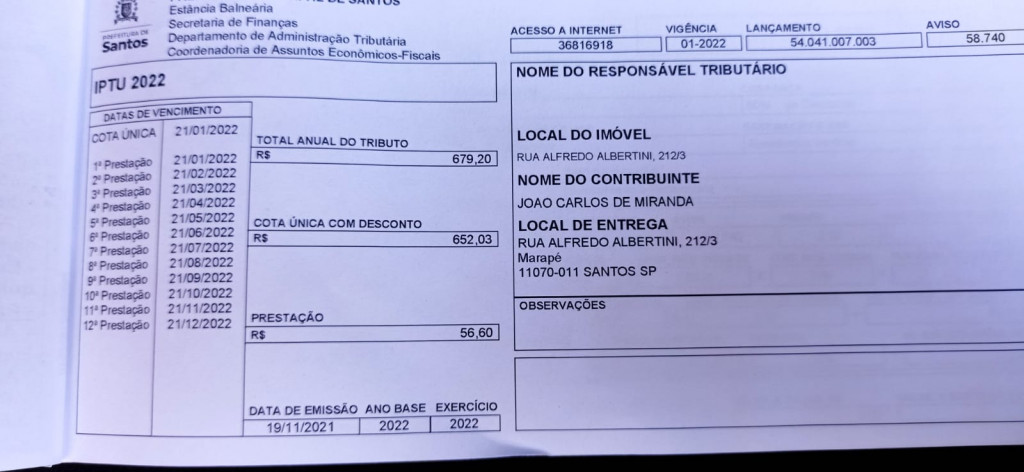 Primeira imagem do imóvel