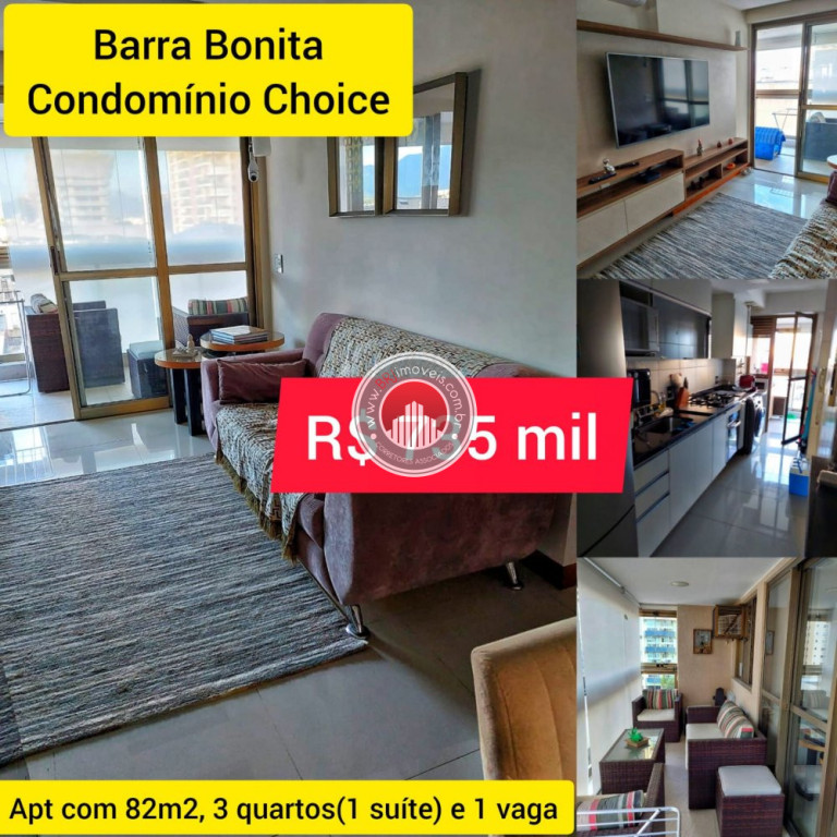 Apartamento à venda com 3 quartos, 82m² - Foto 1