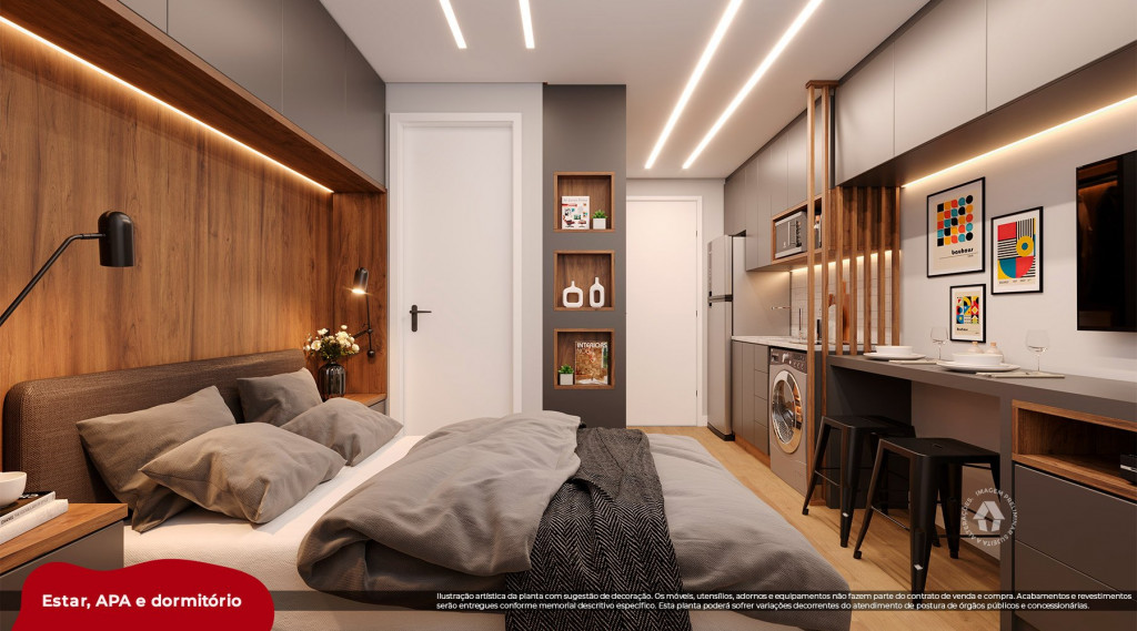 Apartamento à venda com 1 quarto, 57m² - Foto 4